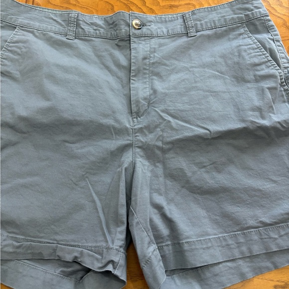 Old navy everyday chino‎ shorts high rise women’s sz 16 gray 5 inch inseam - Picture 2 of 7